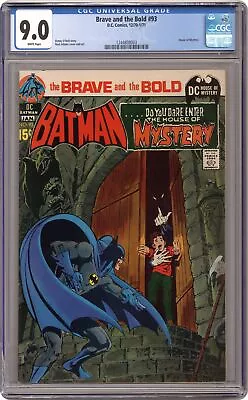 Buy Brave And The Bold #93 CGC 9.0 1971 1244808003 • 310.64£