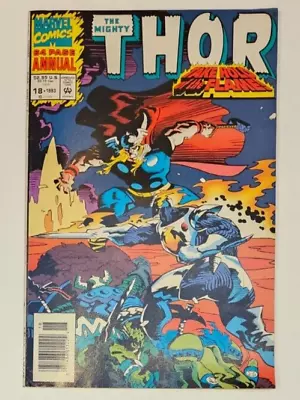 Buy The Mighty Thor Vol 1 Annual NS (1993) #18 FN+ 1st Hrinmeer 1st Female Loki Odin • 3.11£