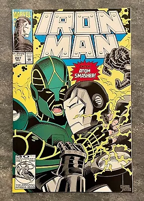 Buy Iron Man 287  Atom Smasher! Marvel Comics 1990 Very Fine To Near Mint Book • 3.88£