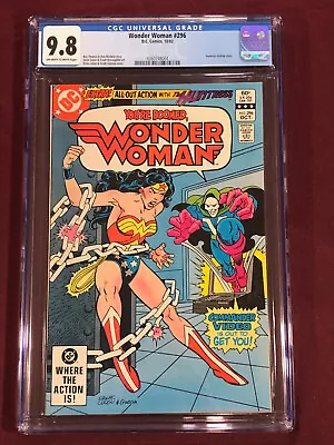 Buy Wonder Woman 296 Cgc 9.8 Roy Thomas Ernie Colon  1982 • 155.27£