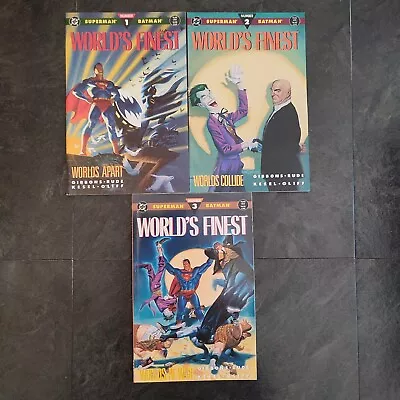 Buy World's Finest #1 #2 #3 - DC 1990 - Full Set Prestige Format Superman Batman • 9.99£