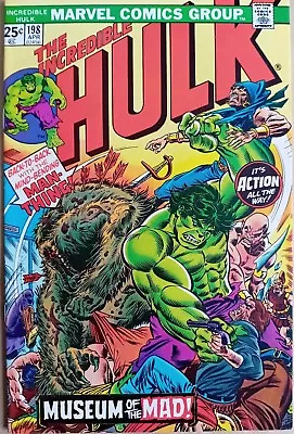 Buy Hulk #198 - FN (6.0) - Marvel 1976 - 25 Cents Copy - Sal Buscema Art - Man-Thing • 9.99£