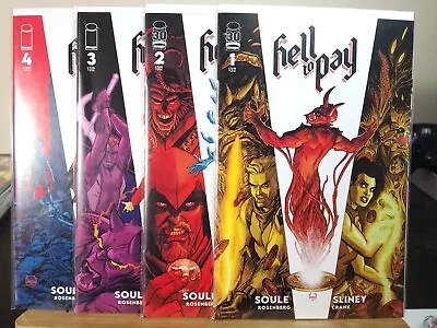 Buy Four Image Comics HELL TO PAY 1 2 3 4 Cover A Clean NM+ 9.4 Soule • 13.59£