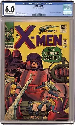 Buy Uncanny X-Men #16 CGC 6.0 1966 4251854002 • 205.80£