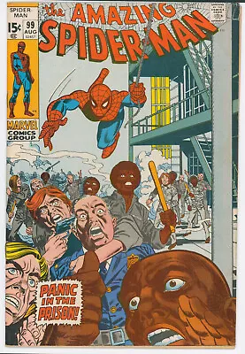 Buy The Amazing Spider-man #99 Marvel Comics 1971 Stan Lee & Gil Kane Comic Book • 45.82£