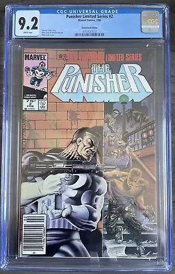 Buy Punisher Limited Series (1986) #2 Newsstand Edition CGC 9.2 • 34.95£