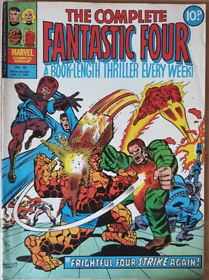 Buy The Complete Fantastic Four #16 Marvel Comics UK 1977 • 3.07£