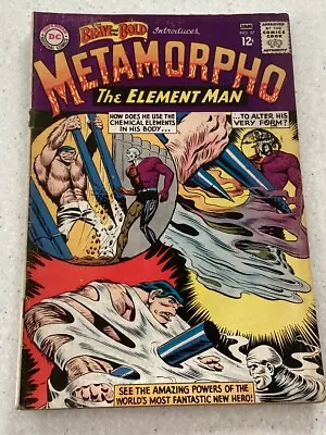 Buy BRAVE & THE BOLD No. 57 DEC 64 FIRST APPEARANCE METAMORPHO DC COMICS • 75£