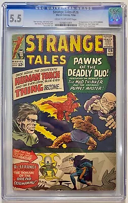 Buy STRANGE TALES #126 (1964) CGC 5.5 1st Appearance Of Clea & Dormammu MARVEL • 698.17£