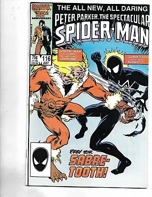 Buy Spectacular Spider-Man #116, 1986, 9.6, NM Plus, Stan Lee Era Classic, Copper • 50.48£