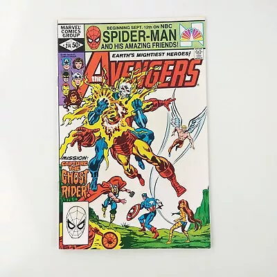 Buy The Avengers #214 Ghost Rider Cover VF/NM (1981 Marvel Comics) • 6.98£