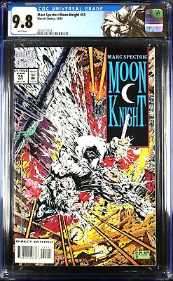 Buy Marc Spector : Moon Knight #55 CGC 9.8 💥 Classic Platt Cover! 💥 • 178.93£