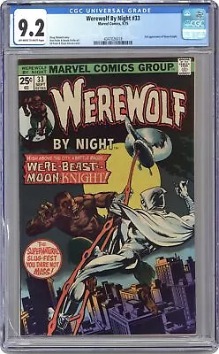 Buy Werewolf By Night #33 CGC 9.2 1975 4347026018 • 240.75£