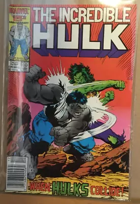 Buy The Incredible Hulk #326 Marvel 1986 Grey Hulk Vs Green Hulk VF/NM • 7.76£