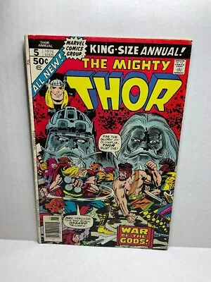 Buy The Mighty THOR Comic Book (Issue #5) King-Size Special (Bronze Age) • 11.65£