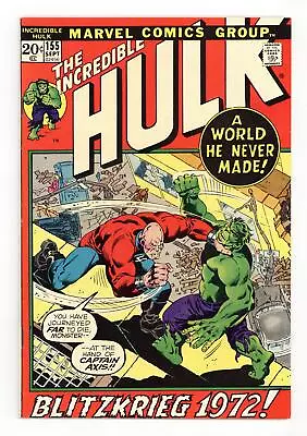 Buy Incredible Hulk #155 FN 6.0 1972 • 14.37£
