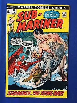 Buy Sub-Mariner #46 FN/VFN (7.0) MARVEL ( Vol 1 1972) (2) • 16£