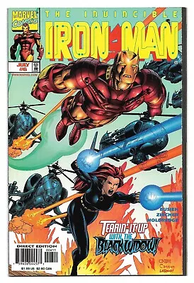 Buy Iron Man #6 (Vol 3) : NM- :  In Deep  : Black Widow • 2.50£