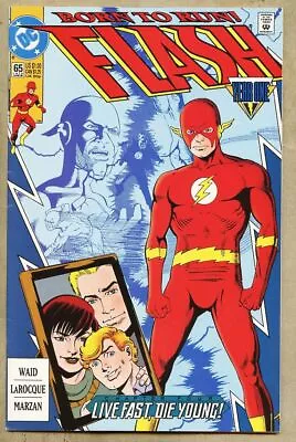 Buy Flash #65-1992 Fn+ 6.5 Mark Waid Wally West Year One / Barry Allen • 15.52£