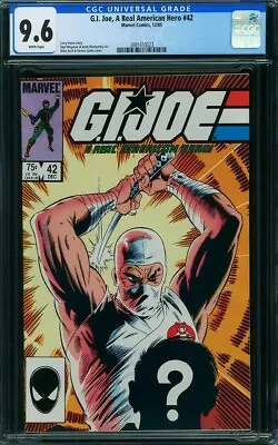 Buy G.I. JOE A REAL AMERICAN HERO #42 CGC 9.6 WP 1985 Marvel (Storm Shadow Cover) • 62.12£