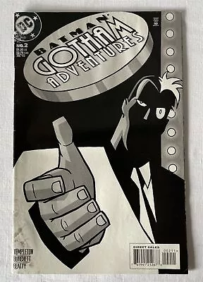 Buy Vintage Issue #2 July 1998 DC Comics Batman GOTHAM ADVENTURES B&W Cover GC • 3.95£