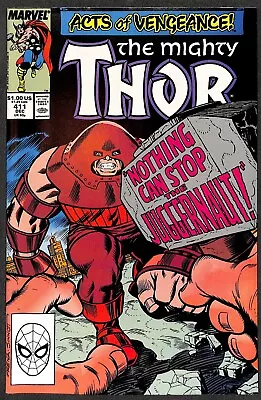 Buy Thor #411 1st Appearance Of Night Thrasher 1st Cameo Of New Warriors (Team) VFN+ • 19.95£