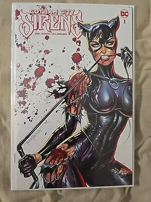 Buy Gotham City Sirens #1 DC Catwoman Battle Damage Kirkham Trade LTD 1000 2024 • 23.29£