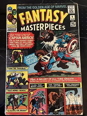 Buy Fantasy Masterpieces #4, Marvel Comics, Captain America, Aug 1966 • 4.95£