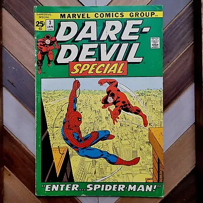 Buy DAREDEVIL Annual #3 VG+ (Marvel 1972) Romita Sr Art  ENTER SPIDER-MAN  Stan Lee • 13.02£