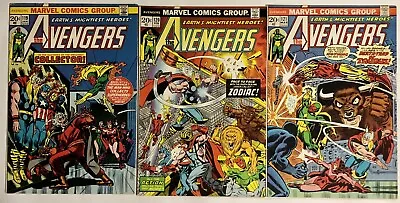 Buy AVENGERS #119 FN/VF #120 VF #121 VF- Marvel Comics Bronze Age Lot (1974) • 34.91£
