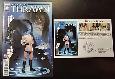 Buy Star Wars: Thrawn (2018) #6 SIGNED Timothy Zahn Notarized Witness Of Signature • 73.78£