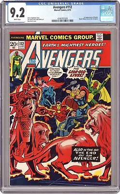 Buy Avengers #112 CGC 9.2 1973 4348787008 • 213.57£