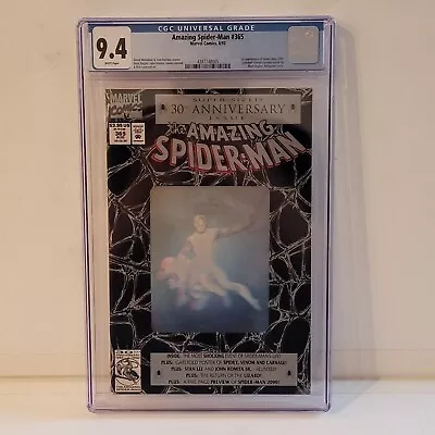 Buy The Amazing Spider-Man #365 CGC 9.4 1992 Comic Book 1st Spider-Man 2099 • 46.60£