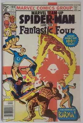 Buy Marvel Team Up Spider-Man And The Fantastic Four #100 Comic Book NM • 11.67£