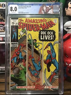Buy Amazing Spider-man #89 CGC 8.0 VF 1970 Marvel  Doctor Octopus Custom Label • 115.71£