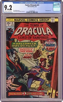 Buy Tomb Of Dracula #41 CGC 9.2 1976 4348897002 • 85.43£