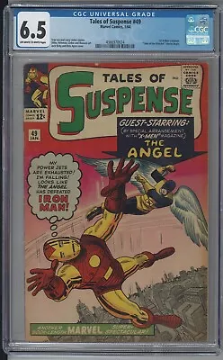 Buy TALES OF SUSPENSE 49 CGC 6.5 FN+ 1st X-MEN CROSSOVER MARVEL 1964 🔑 • 465.96£