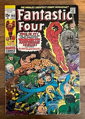 Buy Fantastic Four 100 - Anniversary Issue: The FF Against Their Greatest Foes.1970 • 10£