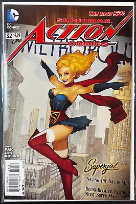 Buy Superman Action Comics #32 (2014) DC Bombshells Variant Cover NM! • 7.77£