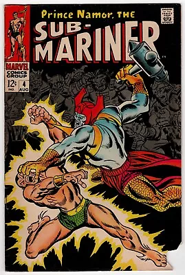 Buy Sub-Mariner #4 (1968) Attuma; 1st Appearance Kor-Konn By Marvel Comics • 12.04£