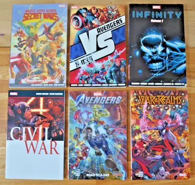 Buy 6 Marvel Graphic Novels - Mostly New Inc. X-men &Avengers Titles • 9.87£