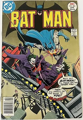 Buy Batman #286 (1977) VF- Jim Aparo Art Two Joker Cover Original Owner Collection • 34.95£