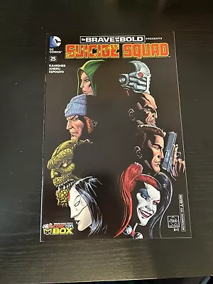 Buy The Brave & The Bold #25 Suicide Squad Comic Con Box EXCLUSIVE Variant  • 10.48£