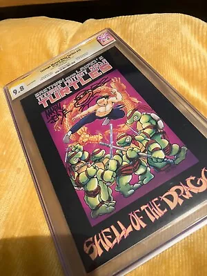 Buy Teenage Mutant Ninja Turtles #18 2nd Printing Signed Mirage Studios 1990 TMNT • 350£