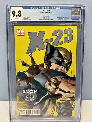 Buy X-23 #15 CGC 9.8 (Marvel 2011) 1:50 50th Anniv Variant Daredevil #181 Homage • 524.20£
