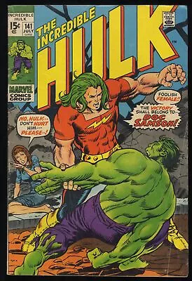 Buy Incredible Hulk #141 VG+ 4.5 1st Appearance Doc Samson!! Marvel 1971 • 53.59£