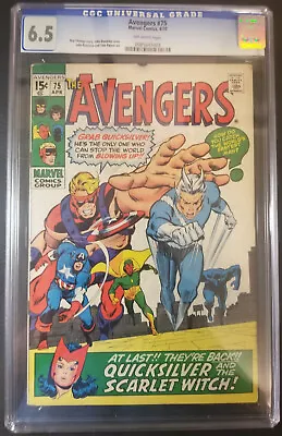 Buy The Avengers #75 CGC 6.5 • 70.02£