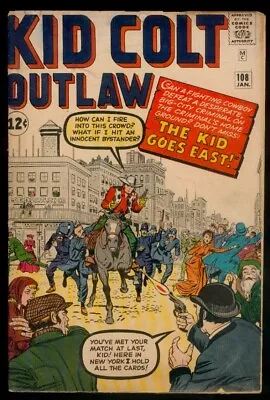 Buy Marvel Comics KID COLT Outlaw #108  The Kid Goes East  VG 4.0 • 15.55£
