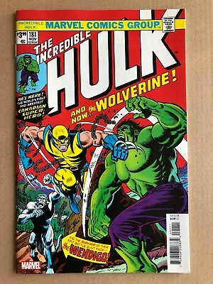 Buy Incredible Hulk 181 Facsimile Reprint Edition. 1st Full App Of Wolverine [5.5] • 7.99£