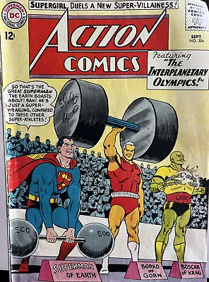 Buy Action Comics #304 Silver Age Superman DC Comics 1963  • 15.52£